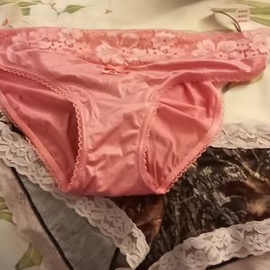 Victorias secret silky bikini with gold charm
